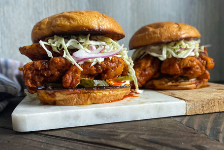 Gamebird Gourmet // Nashville Hot Pheasant Sandwich